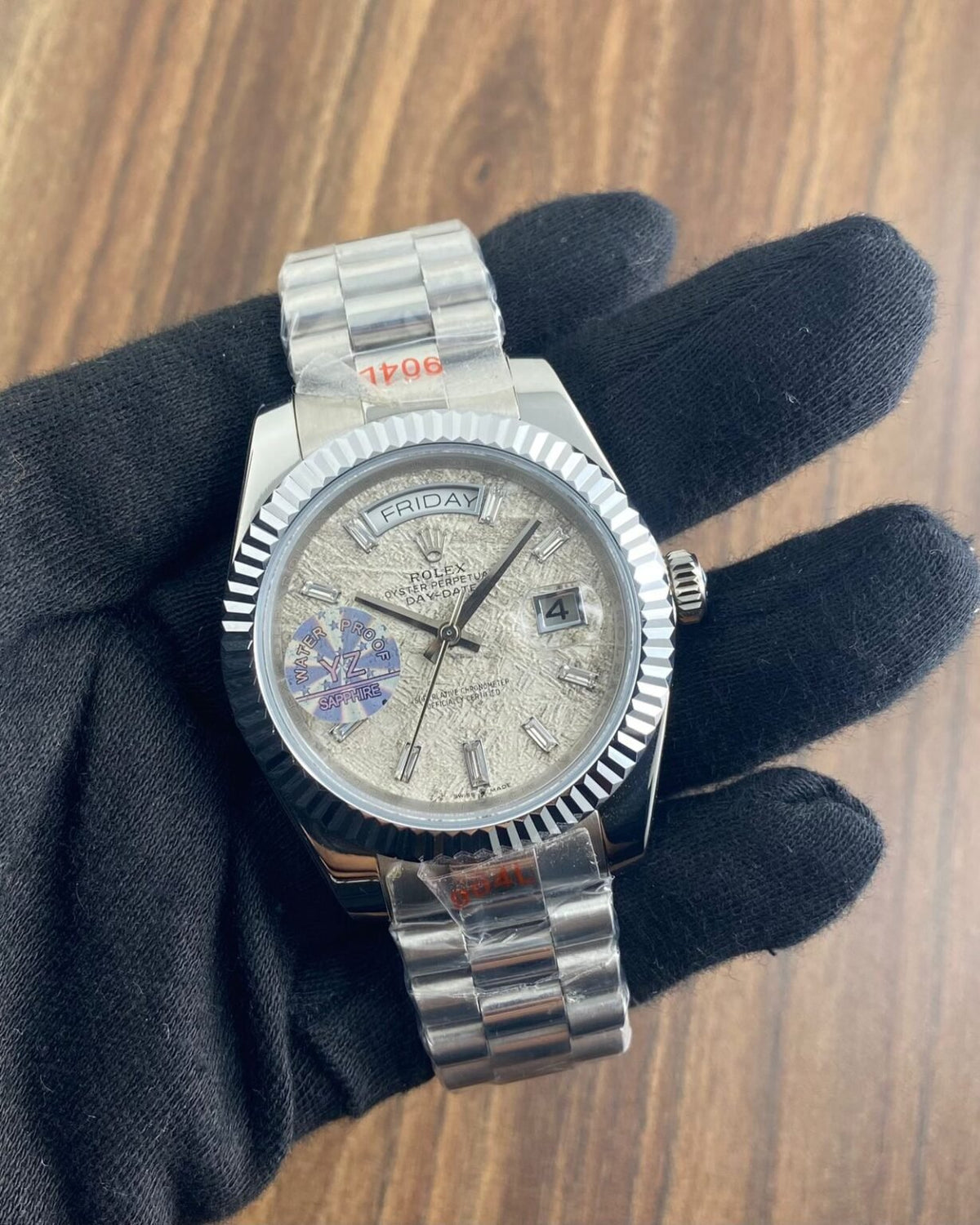 Rolex Day Date Marble Brown