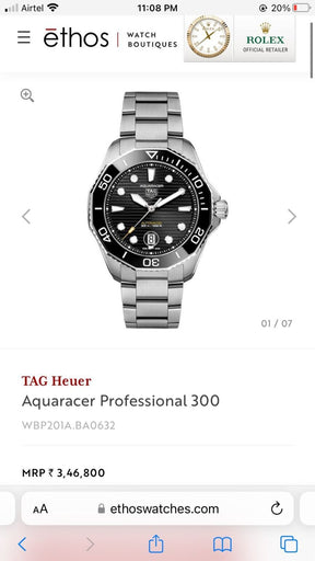 Tag Heuer Carerra Aquaracer