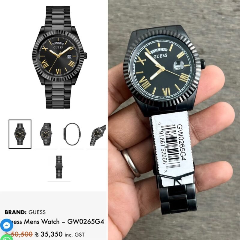 Guess Mens Black GW0265G4