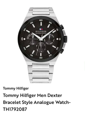 TOMMY HILFIGER DEXTER STAINLESS STEEL
