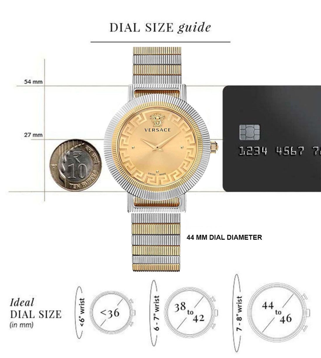 VERSACE GRECA FLOURISH VE3D00422