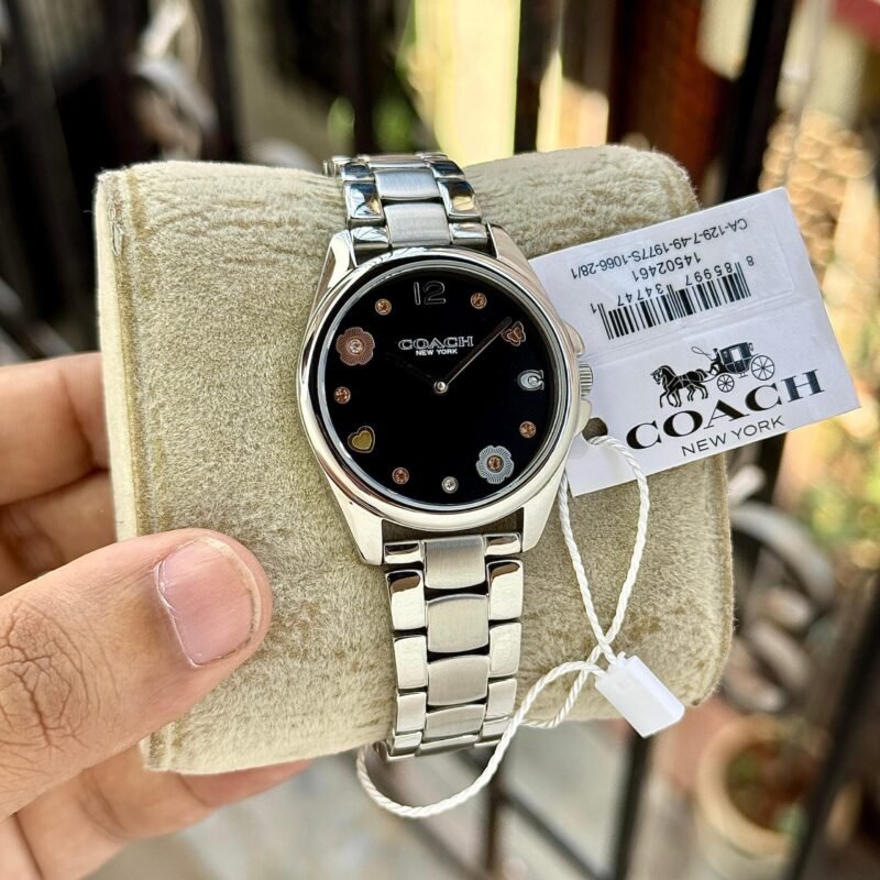 Coach Greyson Black Dial
