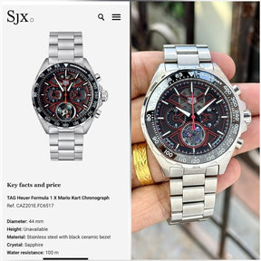 Tag Heuer Formula 1 Mario Kart Chronograph