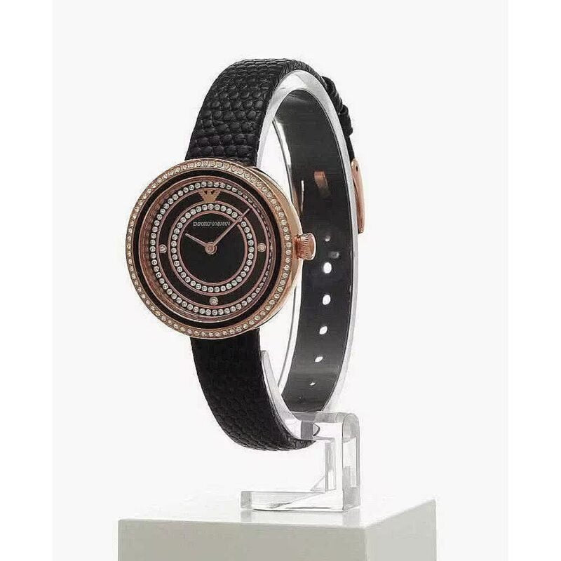 EMPORIO ARMANI QUARTZ BLACK