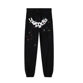 Sp5der Hoodie & Jogger Set – Black Streetwear Tracksuit