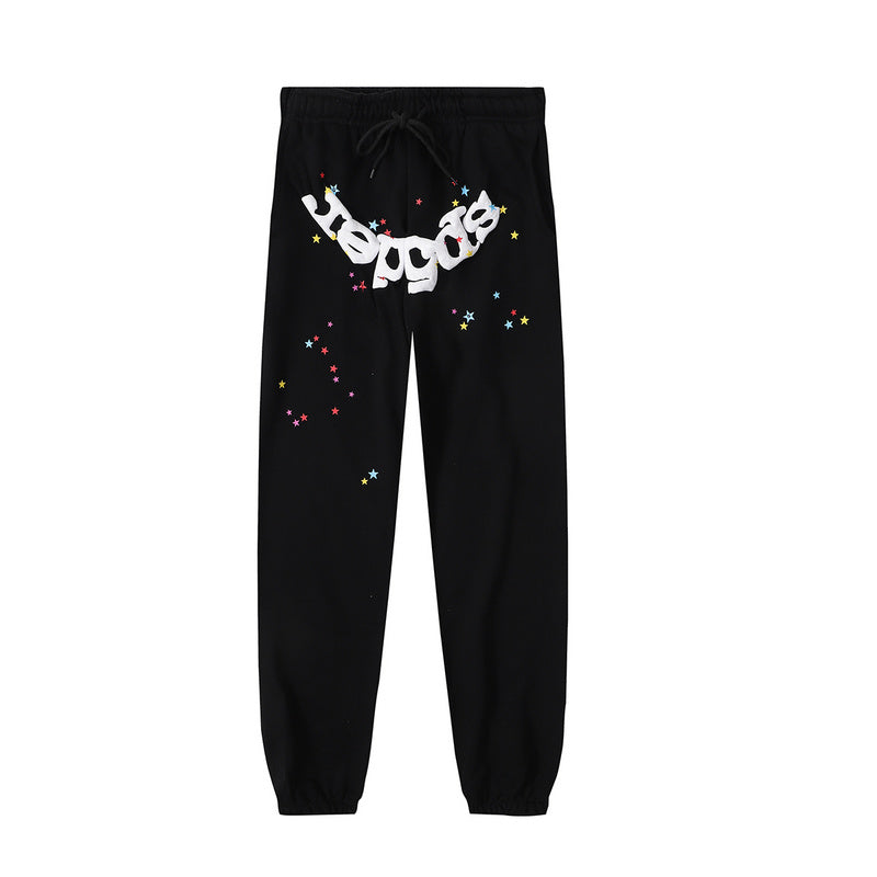 Sp5der Hoodie & Jogger Set – Black Streetwear Tracksuit