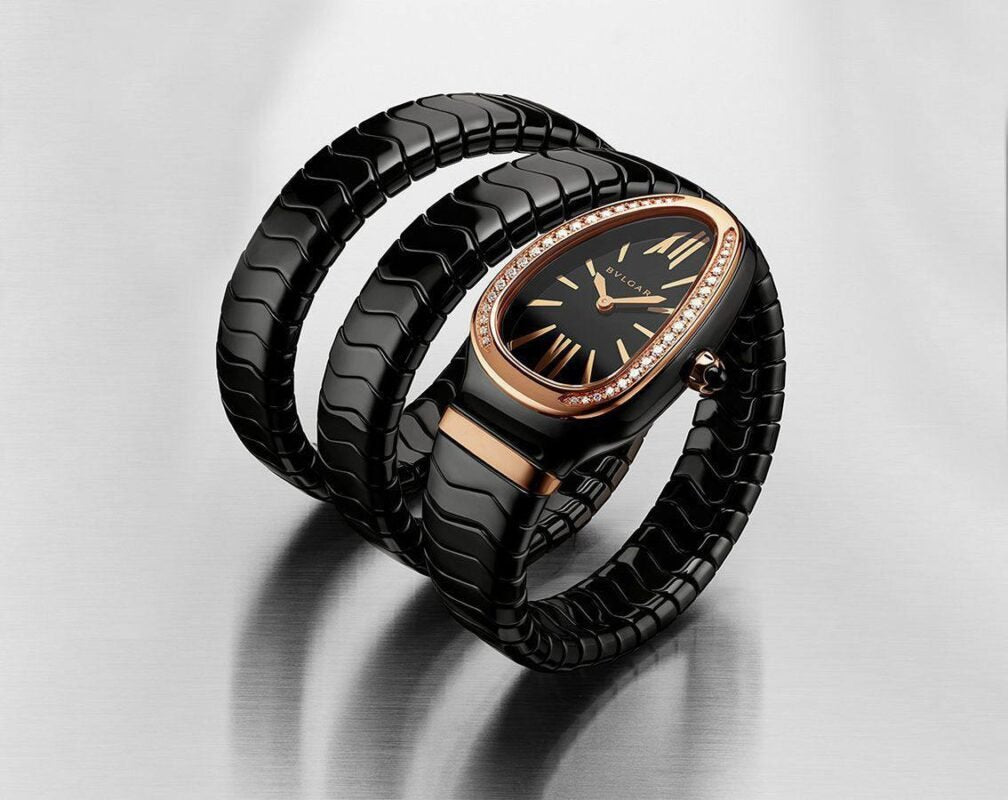 BVLGARI Serpenti Spiga Darkblack