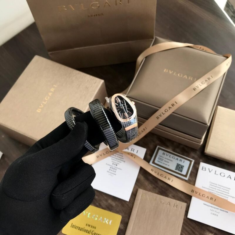 BVLGARI Serpenti Spiga Darkblack