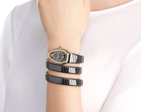 BVLGARI Serpenti Spiga Darkblack