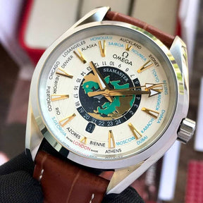 Omega Seamaster Co-Axial Aquatera WorldMap