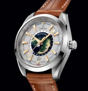 Omega Seamaster Co-Axial Aquatera WorldMap