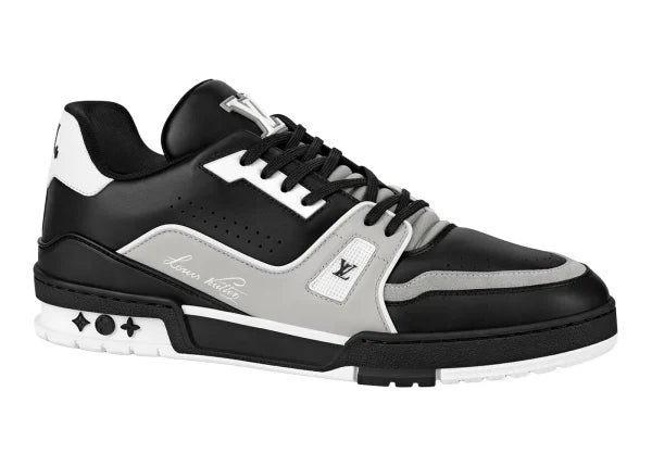 LV TRAINER BLACK GREY WHITE
