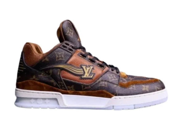LV TRAINER SNEAKER MONOGRAM ECLIPSE BROWN