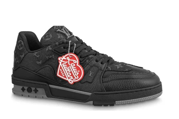LV LV TRAINER VELCRO STRIPE BLACK