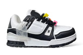 LV MAXI SNEAKER BLACK WHITE