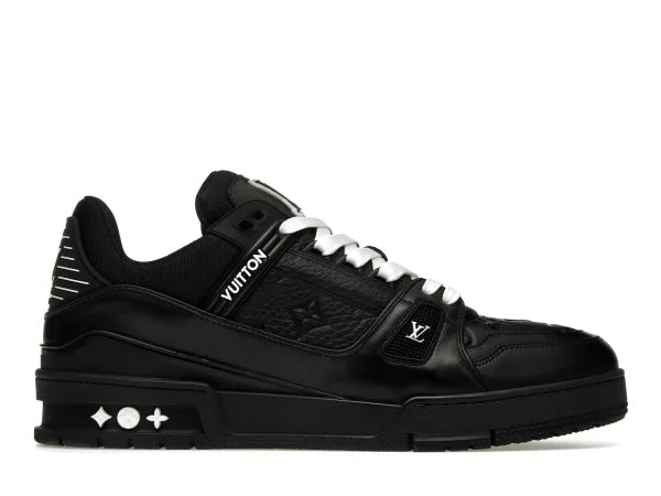 LV TRAINER BLACK EMBOSSED MONOGRAM