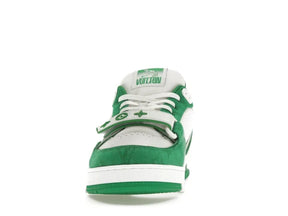 LV TRAINER GREEN MONOGRAM DENIM