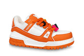 LV TRAINER MAXI ORANGE WHITE