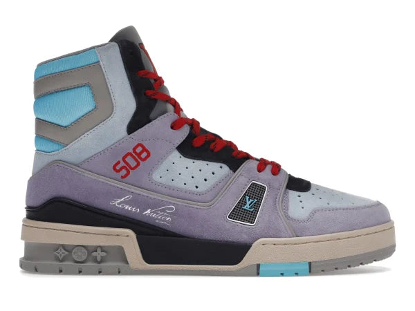 LV TRAINER SNEAKER BOOT PURPLE
