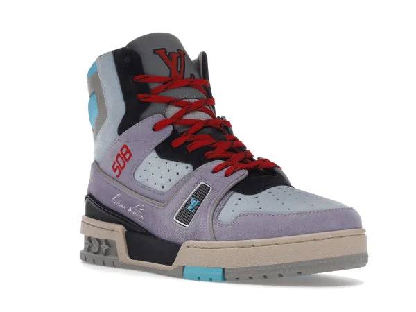 LV TRAINER SNEAKER BOOT PURPLE