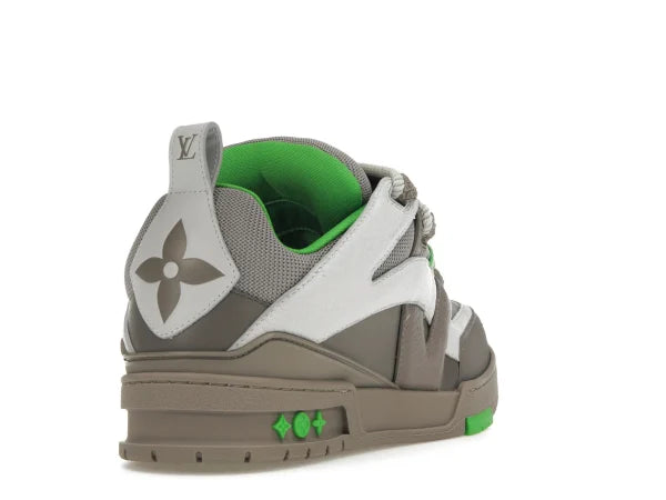 LV SKATE TRAINER GREY GREEN
