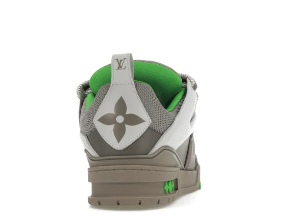 LV SKATE TRAINER GREY GREEN