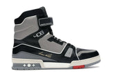 LV TRAINER SNEAKER BOOT HIGH BLACK GREY