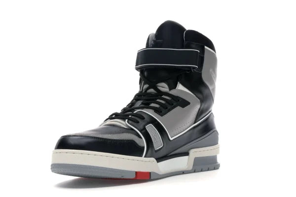 LV TRAINER SNEAKER BOOT HIGH BLACK GREY