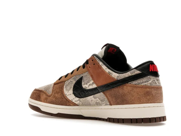 SB DNK LOW BROWN SNAKESKIN