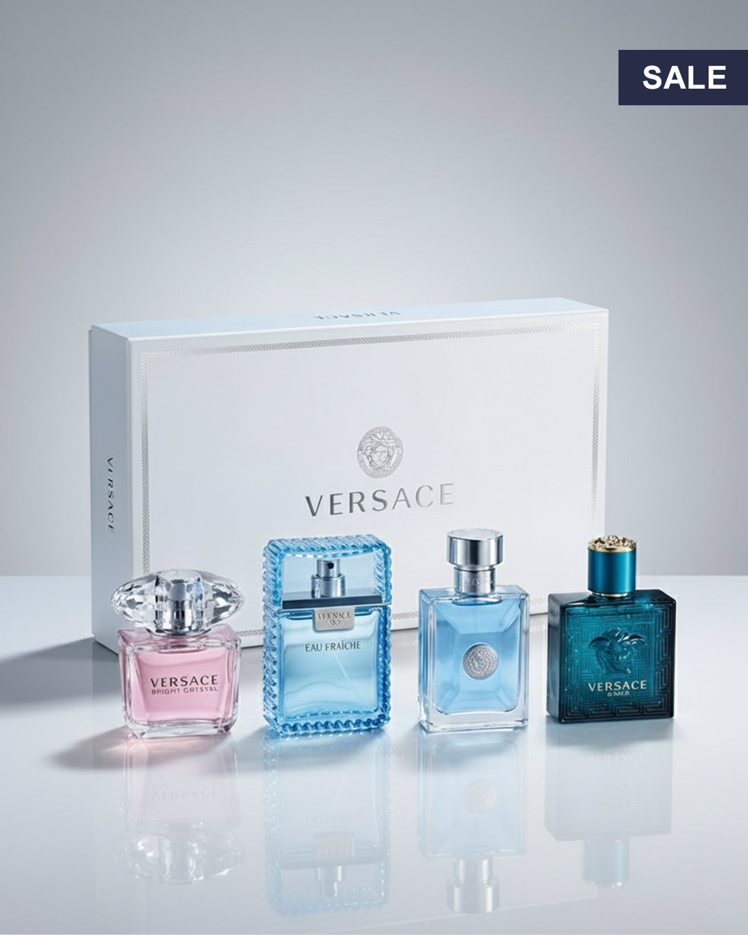 Versace Perfume Gift Set | 4-Piece Fragrance Collection