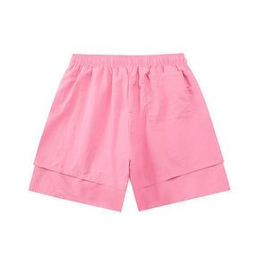Sp5der Graffiti Logo Shorts – Multi-Color Spider Web Streetwear