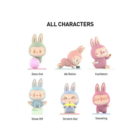 Pop Mart Labubu The Monsters Lazy Yoga Series Figures Sealed Case (10 Blind Boxes)