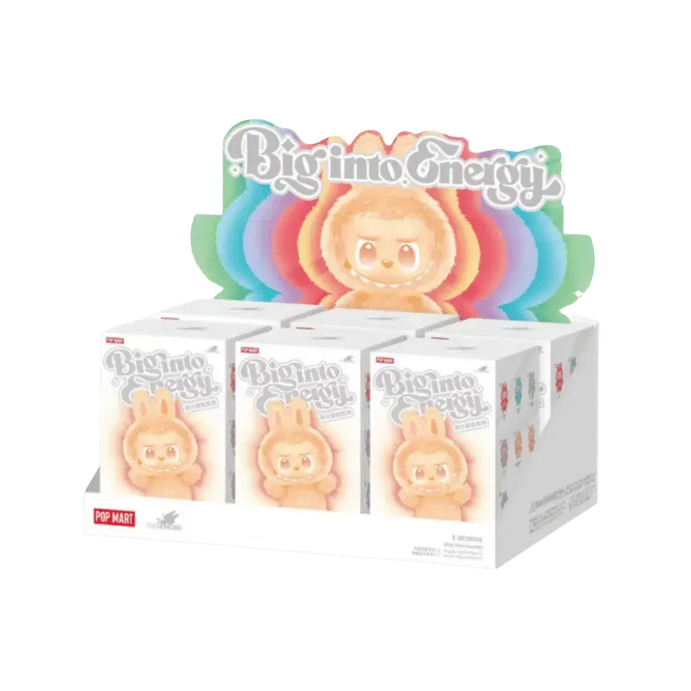 Pop Mart Labubu The Monsters Big into Energy Series Vinyl Plush Pendant Sealed Case (6 Blind Box)