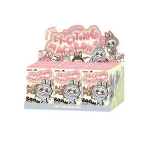 Pop Mart Labubu The Monsters Tasty Macarons Vinyl Face Sealed Case (6 Blind Boxes)