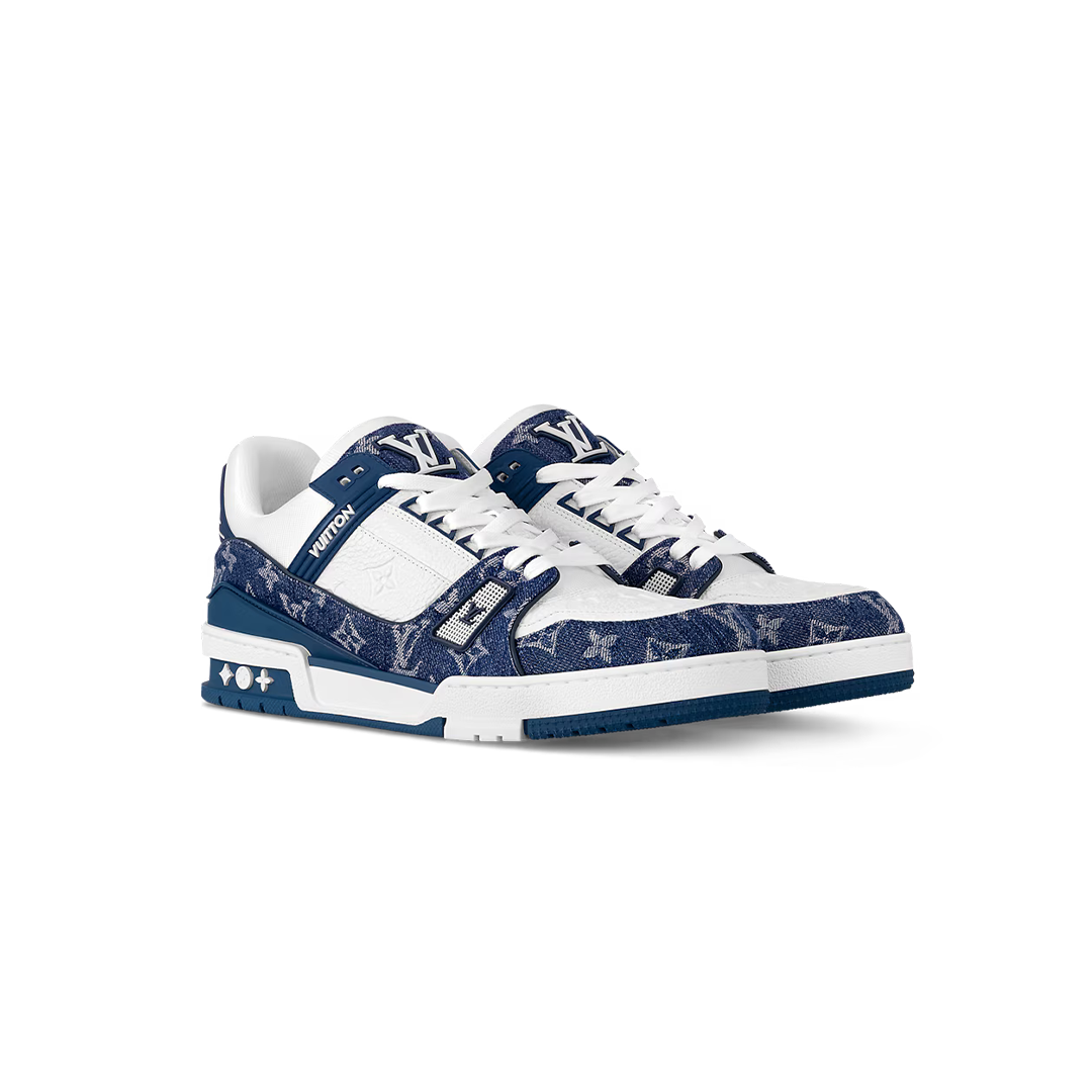 LV TRAINER SNEAKER BLUE