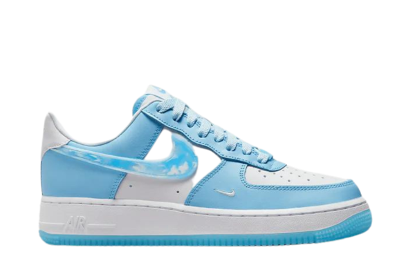 AF 1 NAIL ART WHITE BLUE